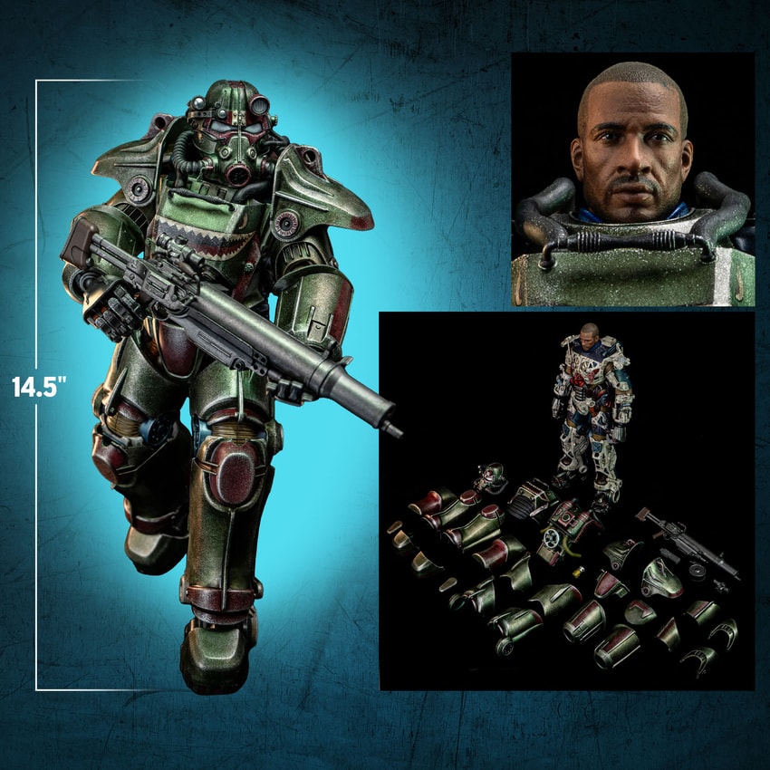 T-45 Hot Rod Shark Power Armor Sixth Scale Figure by
