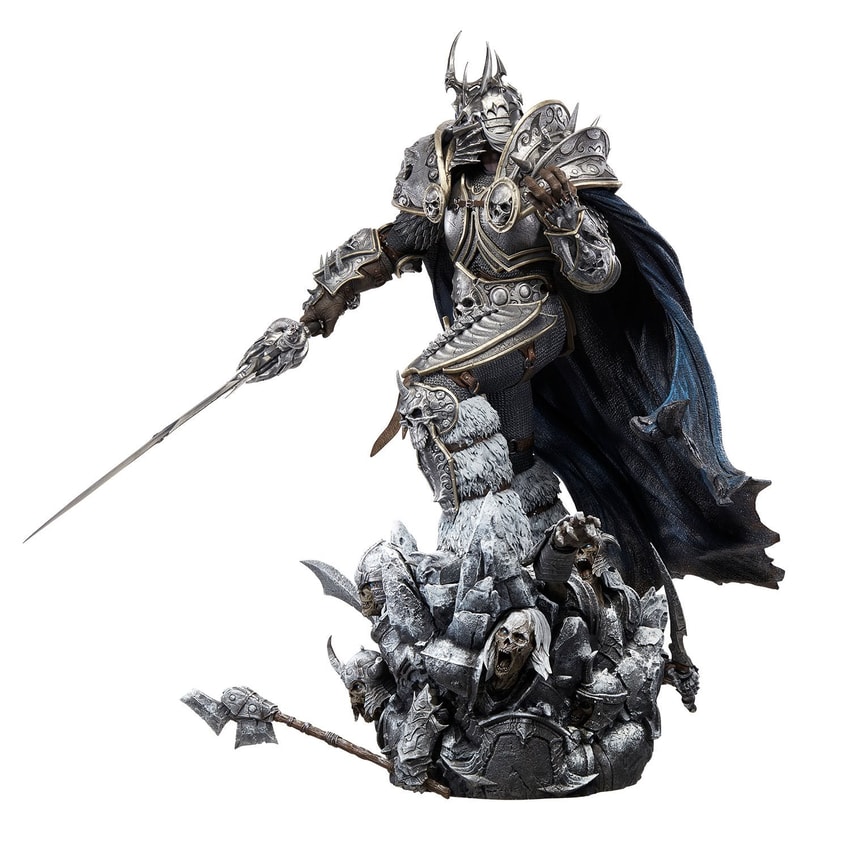 Warcraft Lich King Arthas Menethil Statues - Prototype Shown View 3
