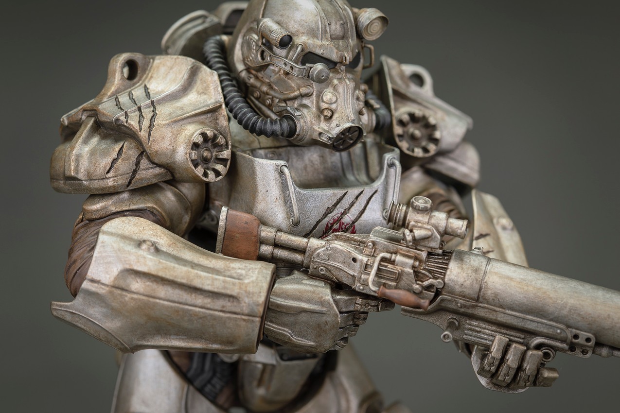 Fallout Maximus Statues - Prototype Shown View 3