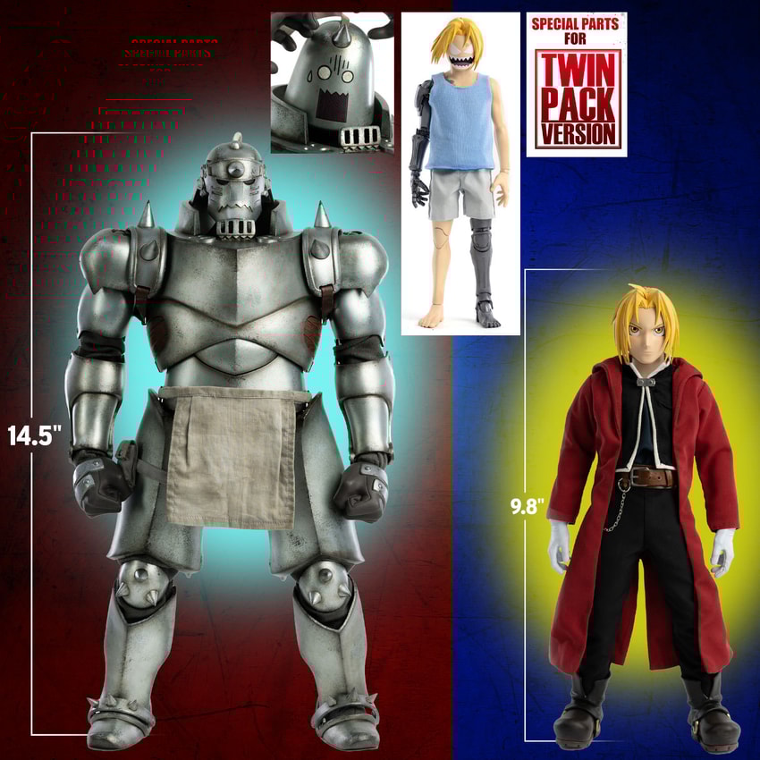 期間限定お買い得商品 |  通販 Alphonse Elric & Edward Elric Sixth Scale Figure Set ソファ