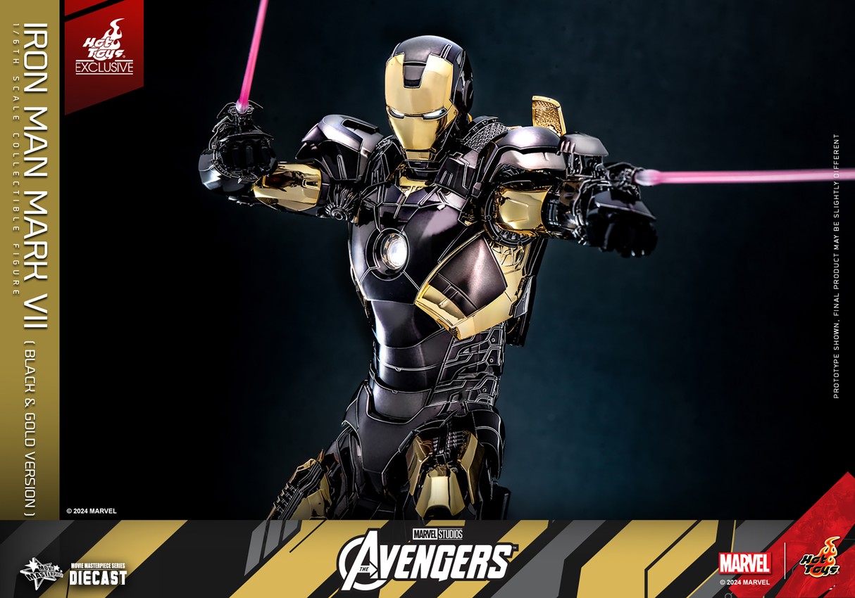 Iron Man Mark VII (Black and Gold Version) Sixth Scale Figure by