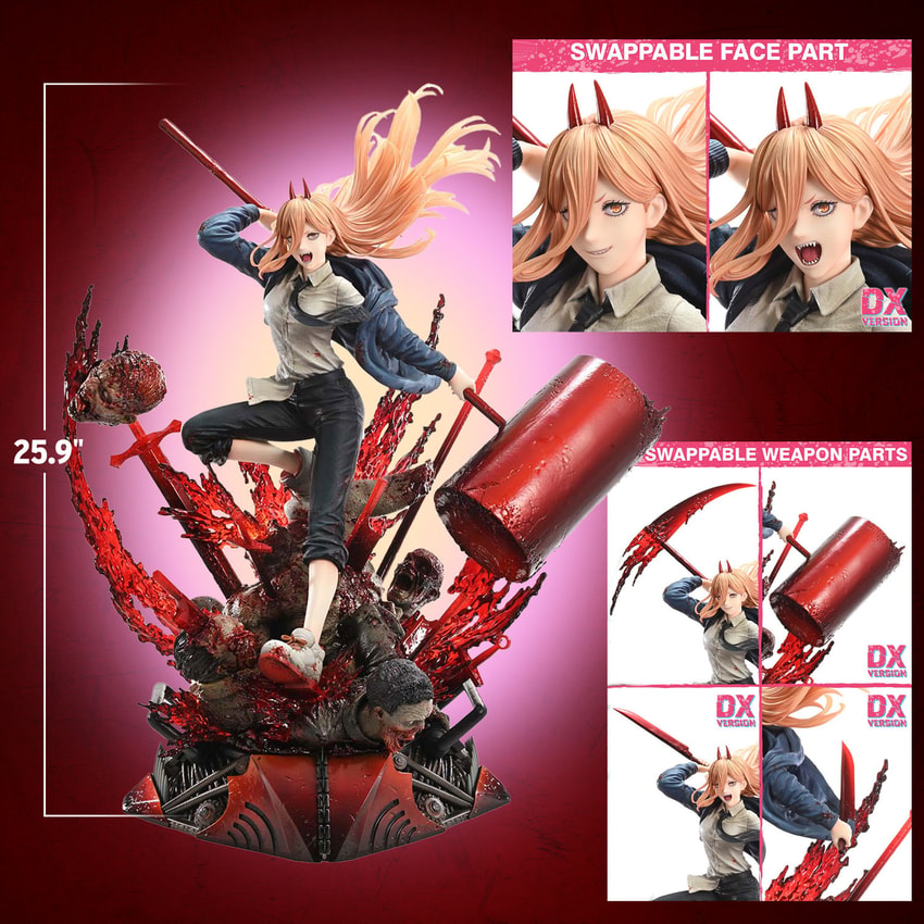 Chainsaw Man Power (Deluxe Version) Quarter Scale Statue - Prototype Shown View 2