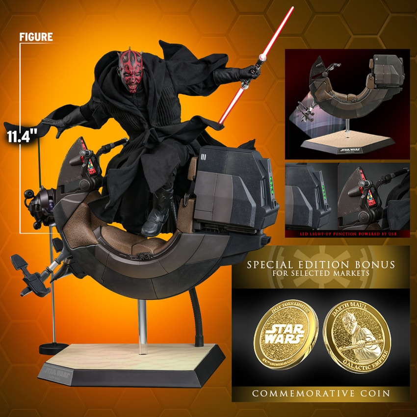 Darth Maul with Sith Speeder (Special Edition)- Prototype Shown View 2