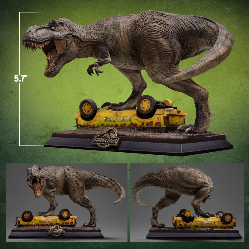 T-Rex Attack MiniCo Icons Collectible Figure by Iron Studios