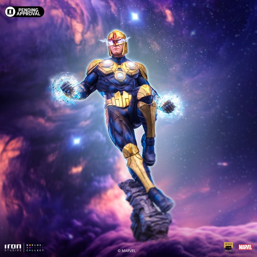 Marvel Nova Deluxe 1:10 Scale Statue - Prototype Shown View 5