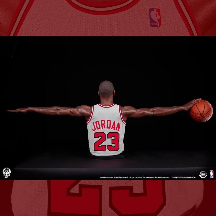 NBA Michael Jordan "Wings" Life-Size Bust - Prototype Shown View 4