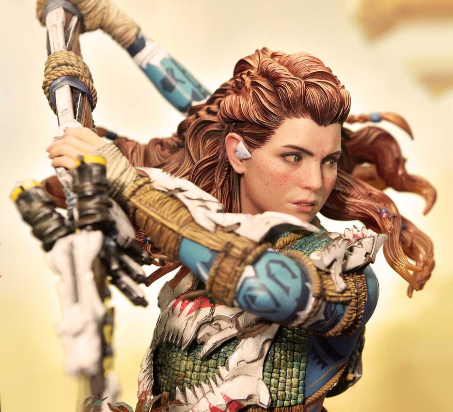 Horizon Forbidden West Aloy (Bonus Version) Quarter Scale Statue - Prototype Shown View 4