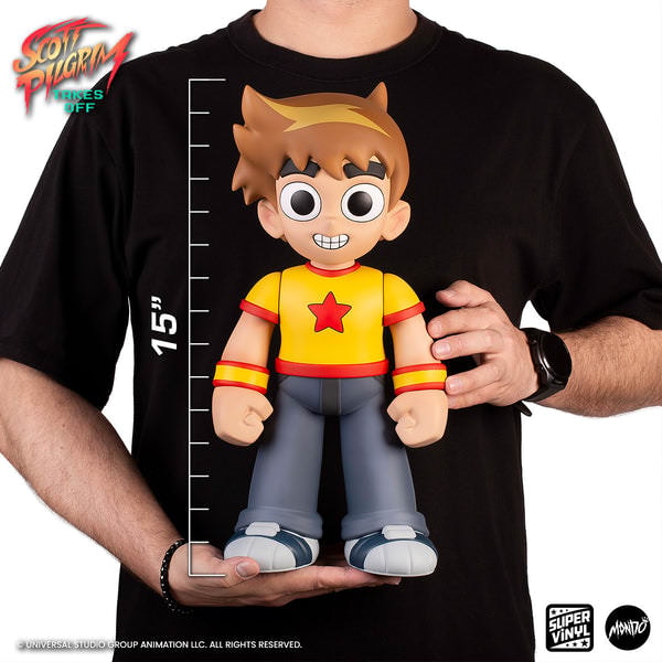 Scott Pilgrim Scott Pilgrim Super Vinyl Collectible Figure - Prototype Shown View 2