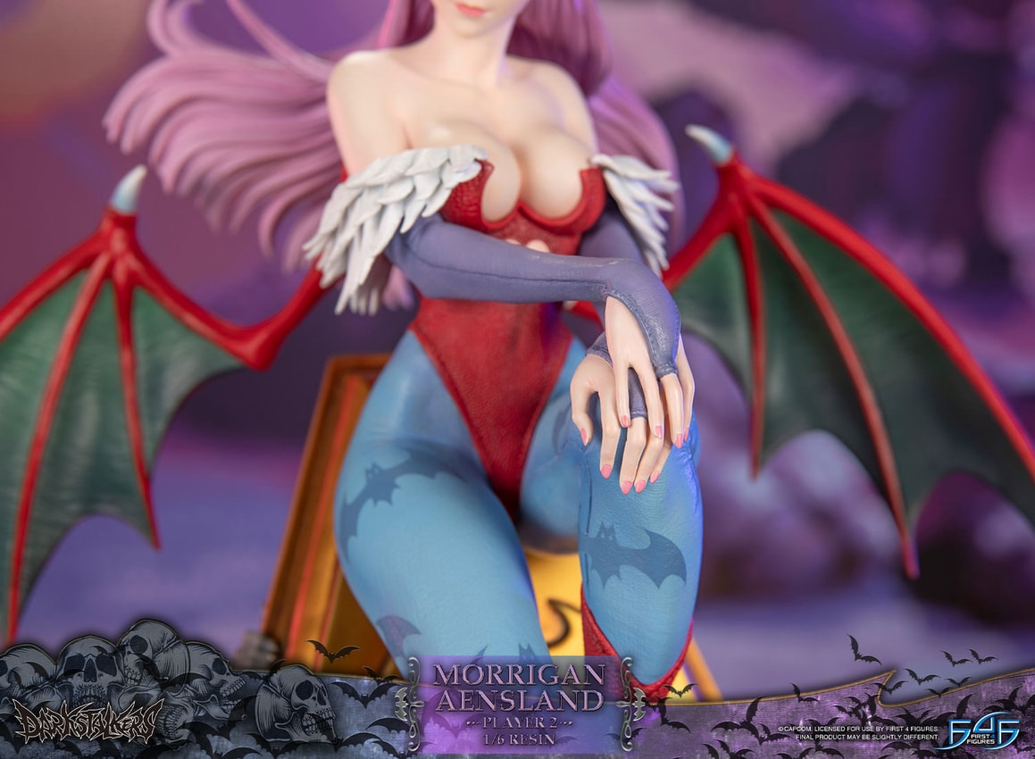 Darkstalkers Morrigan Aensland (Player 2) Statues - Prototype Shown View 3
