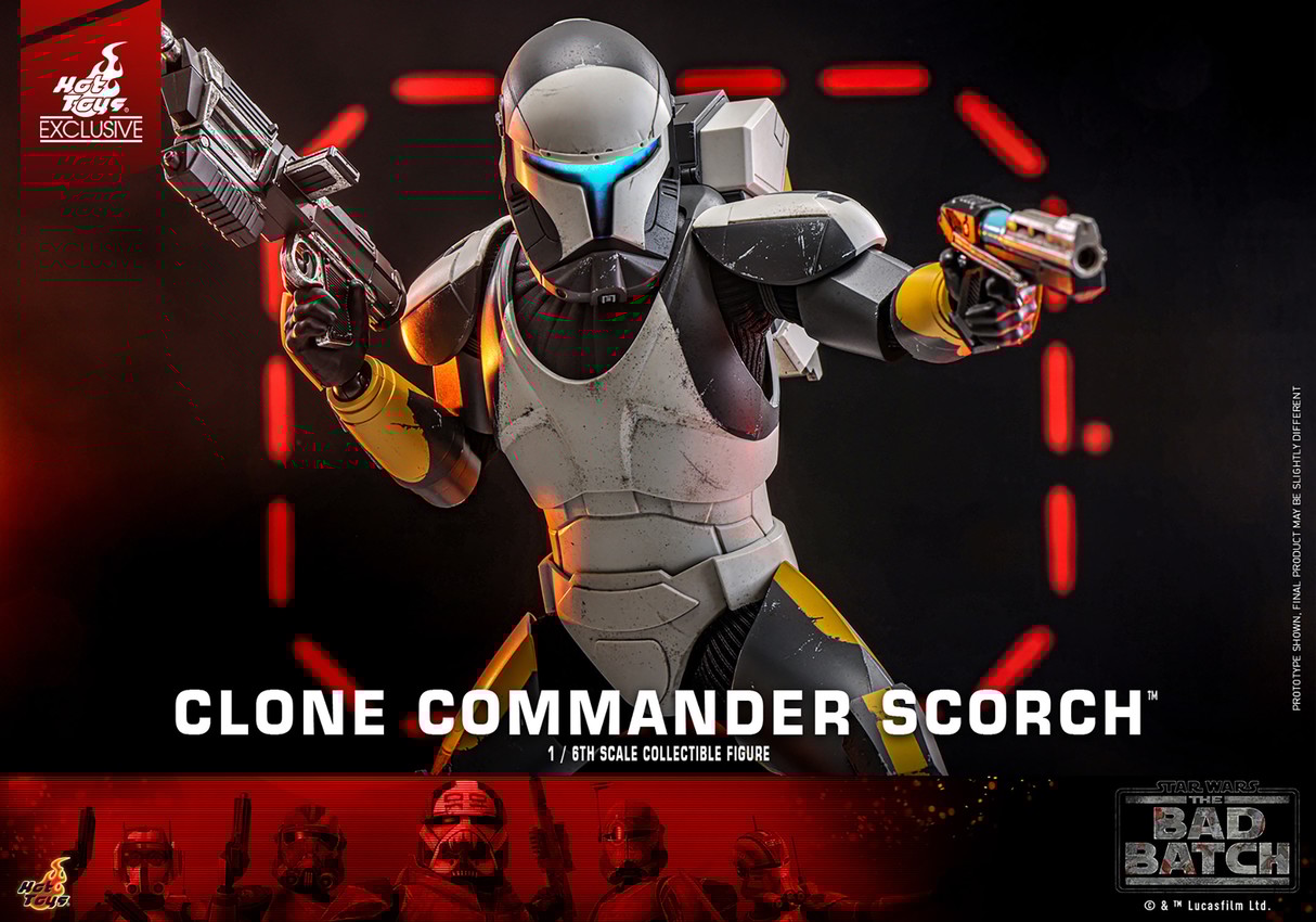 Star Wars Clone Commando Scorch™ Sixth Scale Figure - Prototype Shown View 4