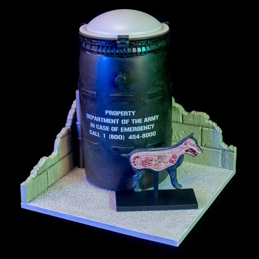 Return of the Living Dead 245 Trioxin Barrel Sixth Scale Figure Accessory  View 1