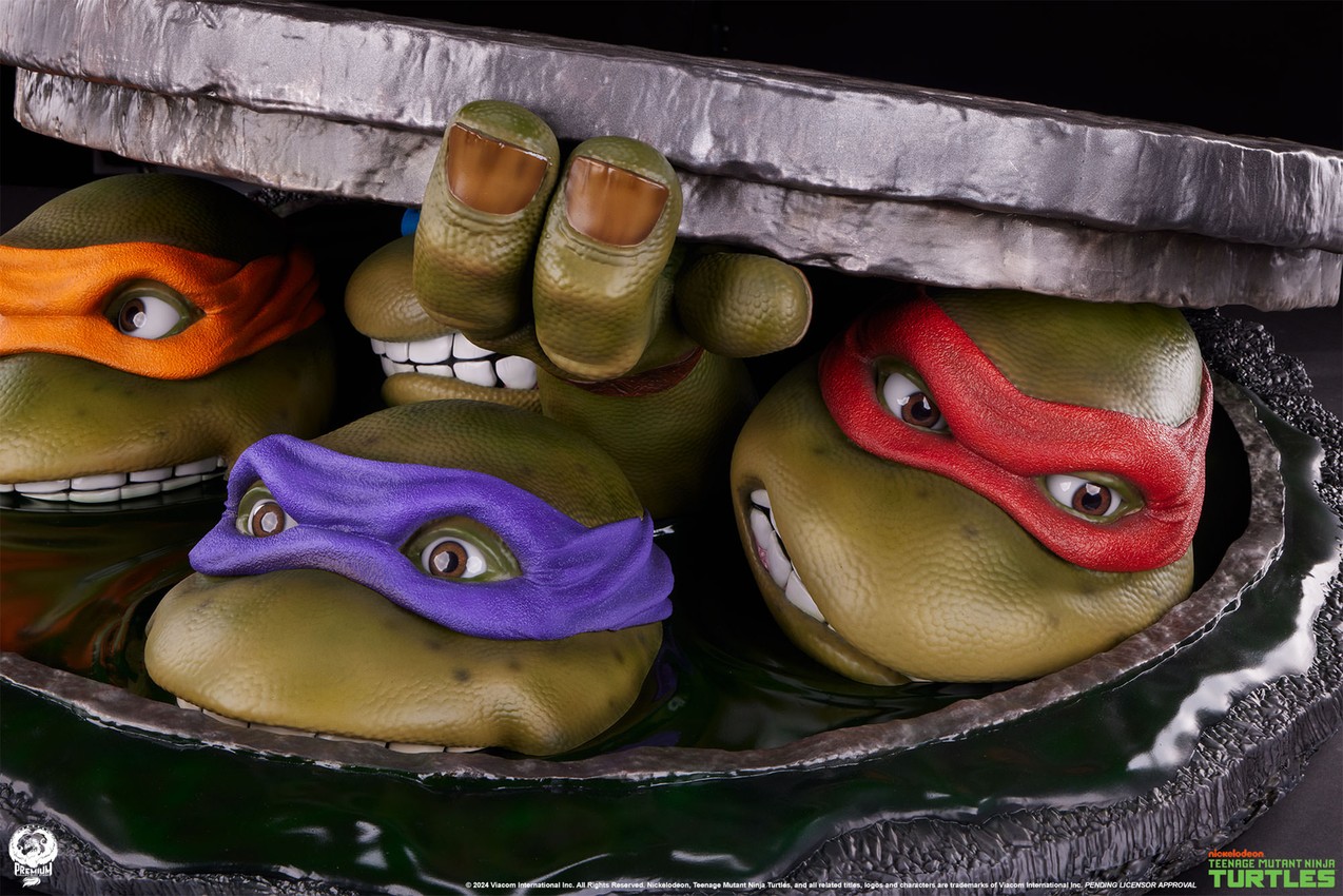 Teenage Mutant Ninja Turtles TMNT - Underground Diorama - Prototype Shown View 3