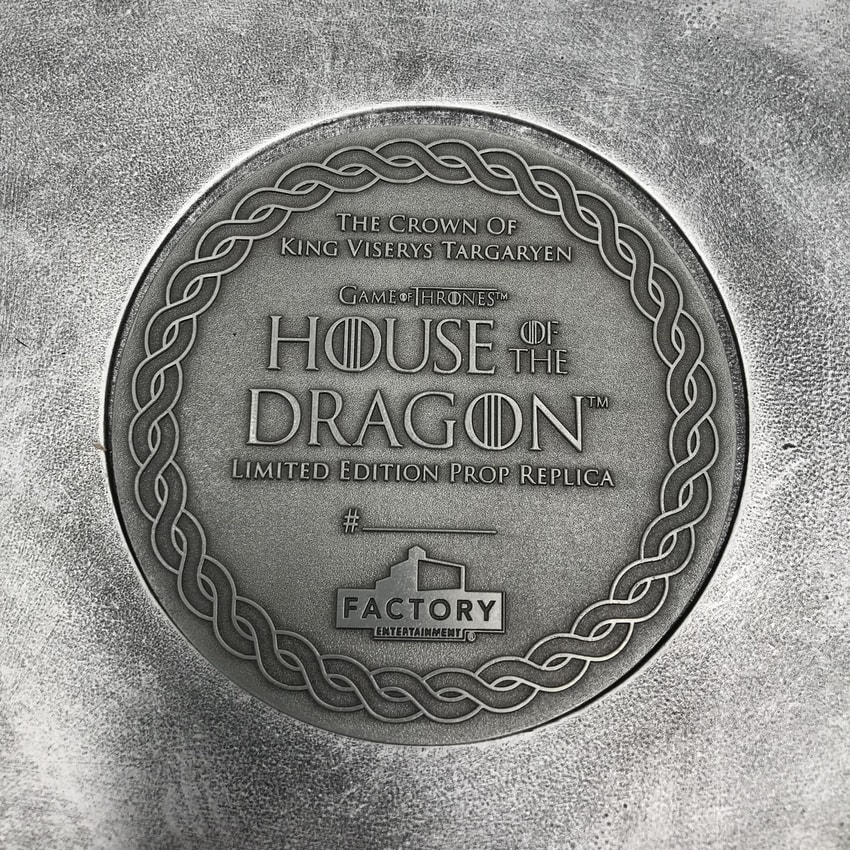 Game of Thrones The Crown Of King Viserys Targaryen Prop Replica - Prototype Shown View 5
