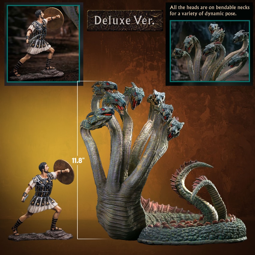 Ray Harryhausen Hydra Deluxe Statues - Prototype Shown View 2