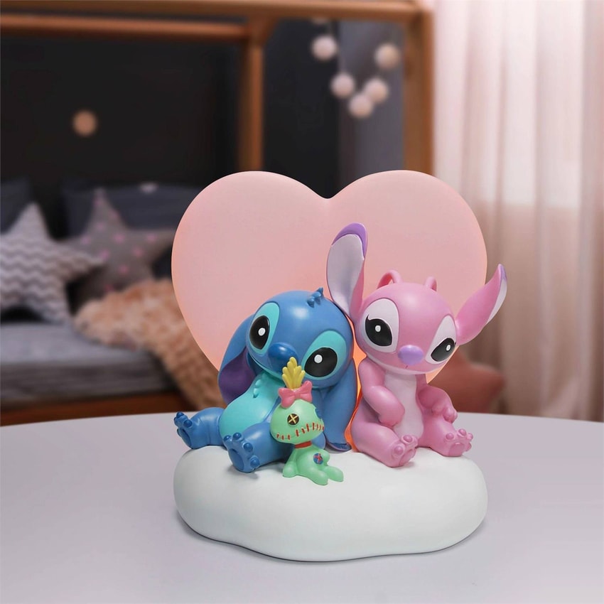 Disney Light Up Stitch and Angel Figurine  View 1