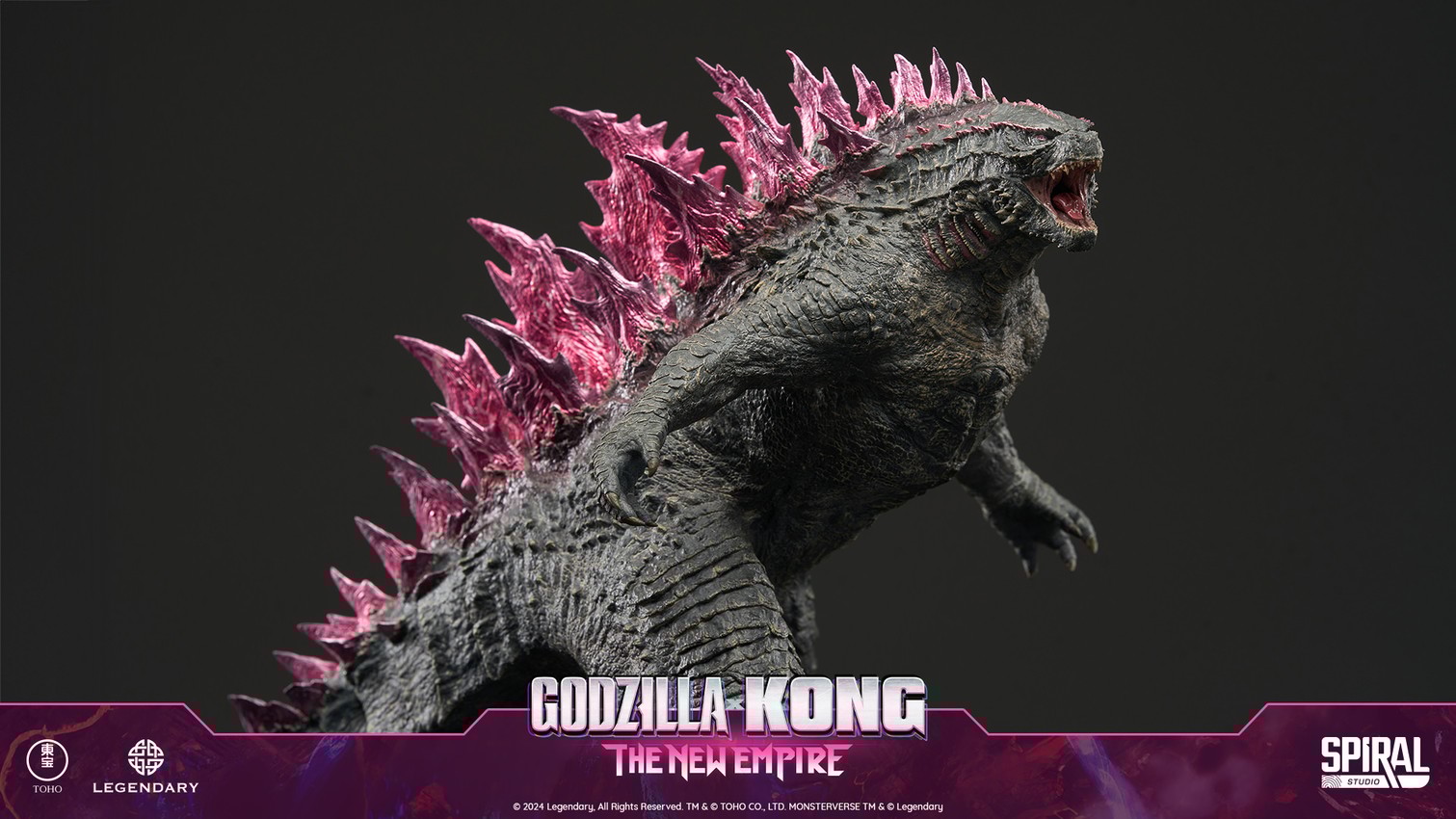 Godzilla 2024 Evolved Form (Heat Ray Version) Statue