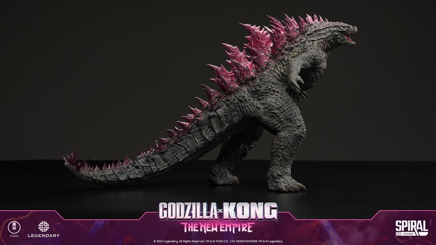 Godzilla 2024 Evolved Form (Heat Ray Version) Statue