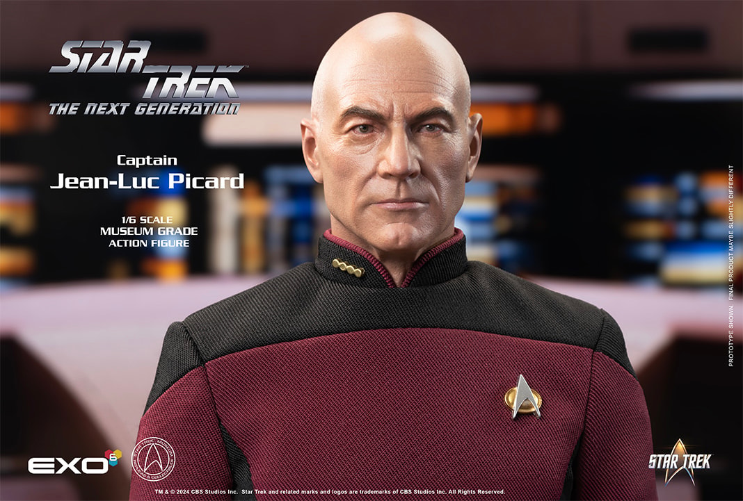 Star Trek Captain Jean-Luc Picard Sixth Scale Figure - Prototype Shown View 6