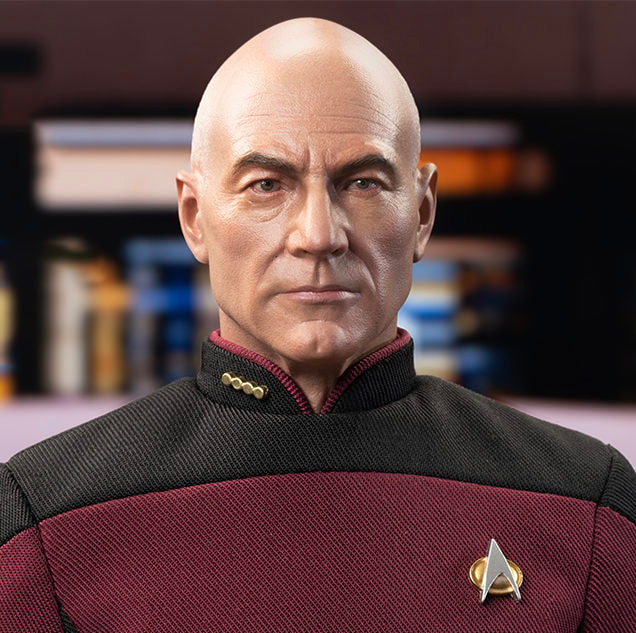 Star Trek Captain Jean-Luc Picard (Essential Duty Uniform) Sixth Scale Figure - Prototype Shown View 3
