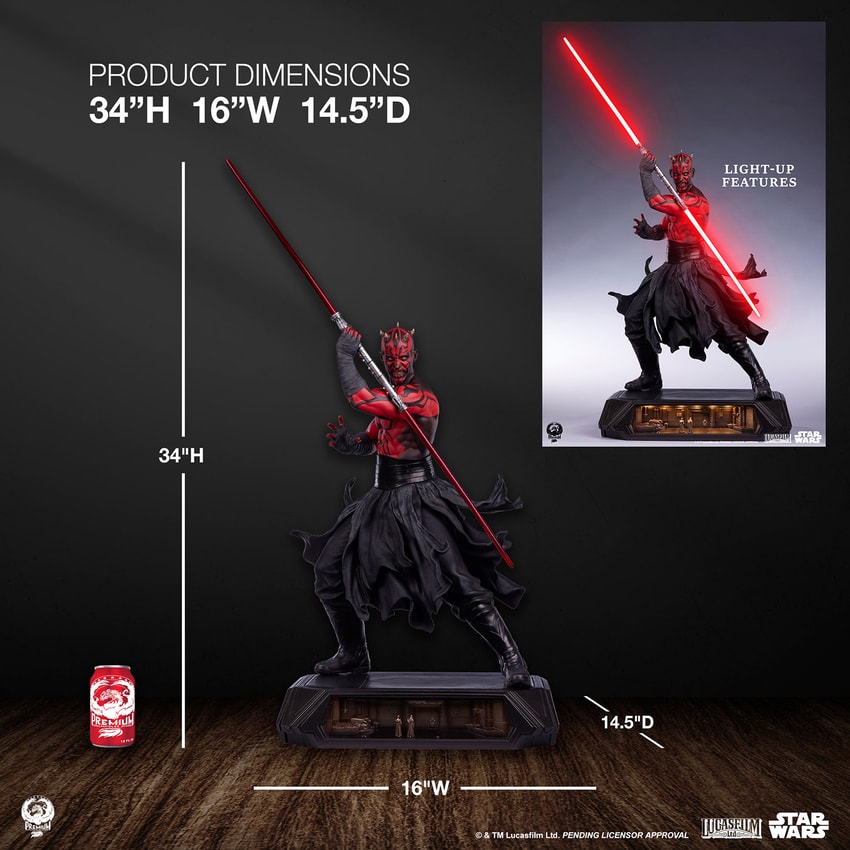 その他 Star Wars Darth Maul Deluxe Version Darth Maul (Deluxe Edition) Epic Series Statue by PCS