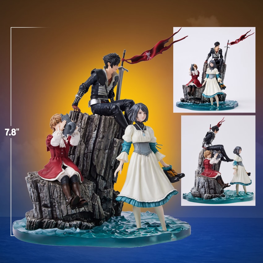 Final Fantasy XVI Phoenix VS Ifrit Premium Statue SQUARE