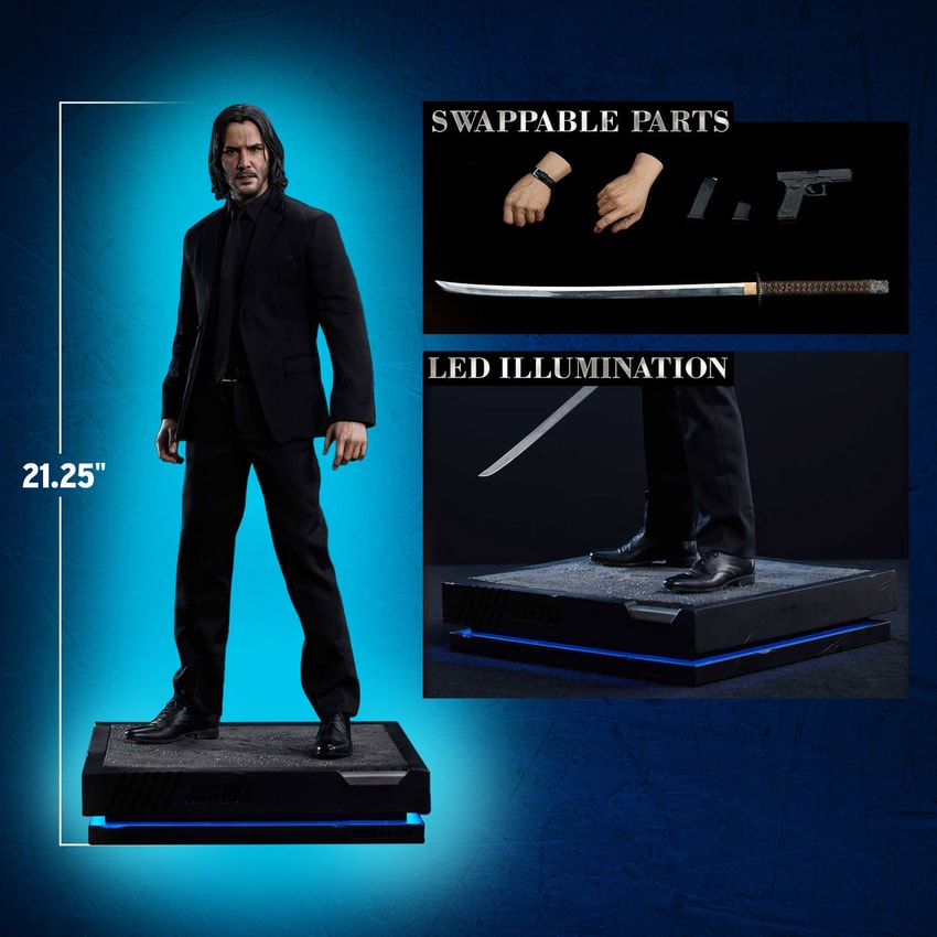 【美品】John Wick 閃回 Studio 1/12サイズ＋特典付き Prime 1 x Blitzway - John Wick – StatueCorp