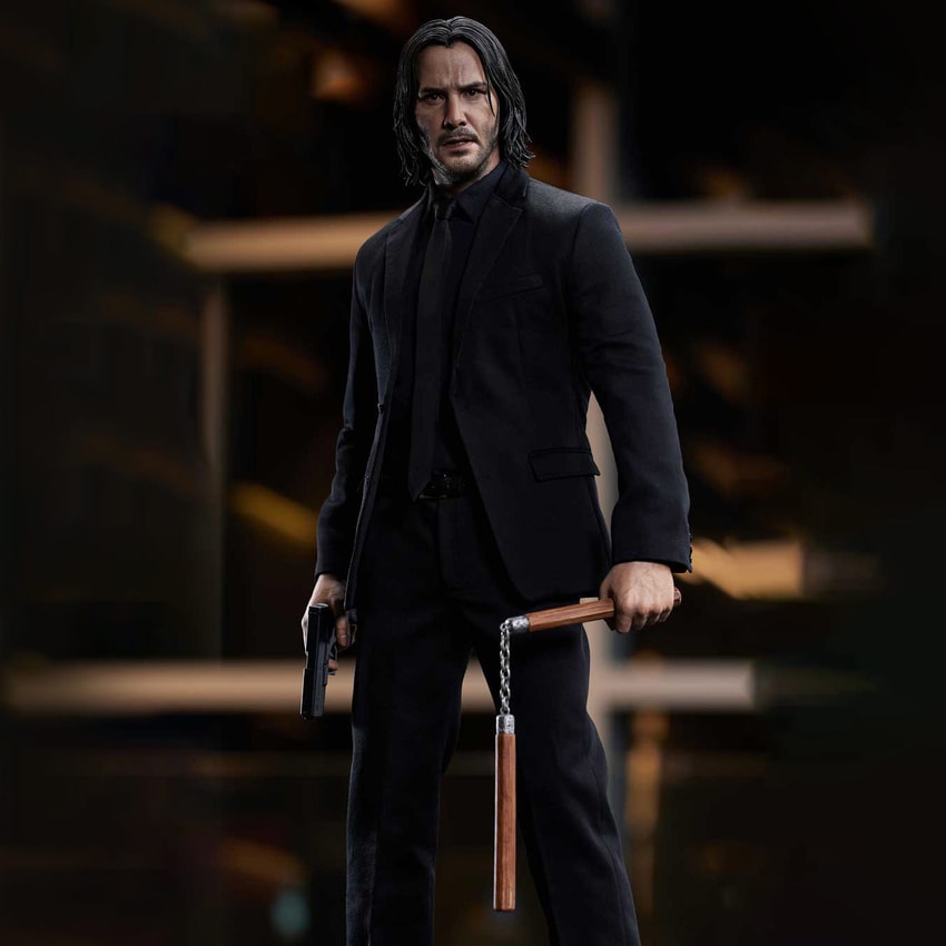 John Wick John Wick (Deluxe Bonus Version) Quarter Scale Statue - Prototype Shown View 1