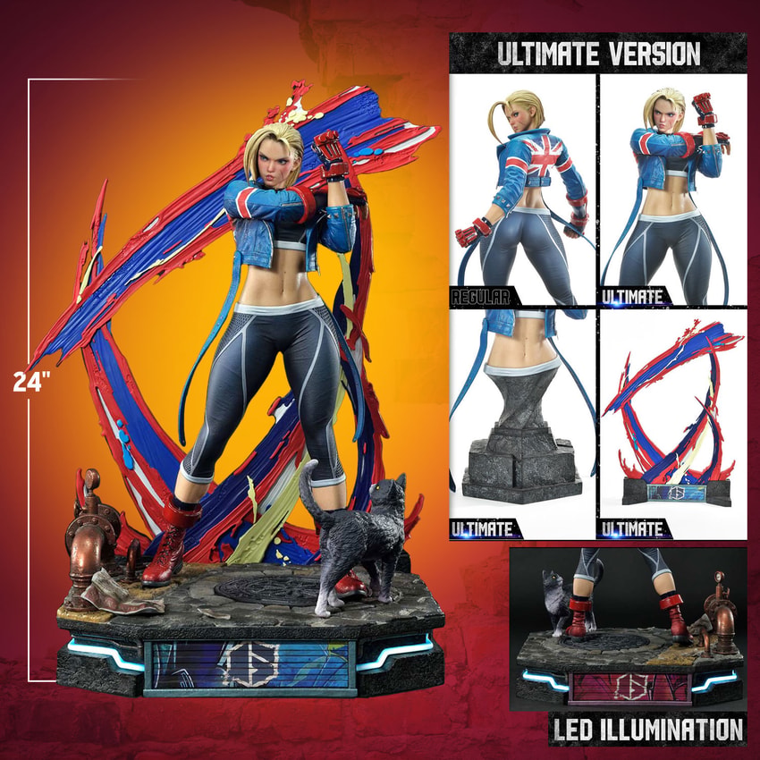 Street Fighter Cammy (Ultimate Version) Quarter Scale Statue - Prototype Shown View 2