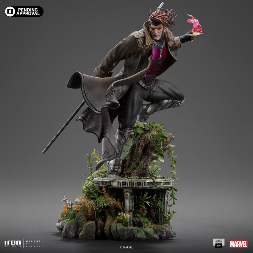 Gambit Legacy Replica Quarter Scale Statue by Iron Studios