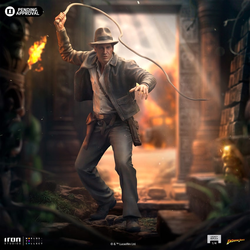Indiana Jones Legacy Replica Quarter Scale Statue by Iron Studios