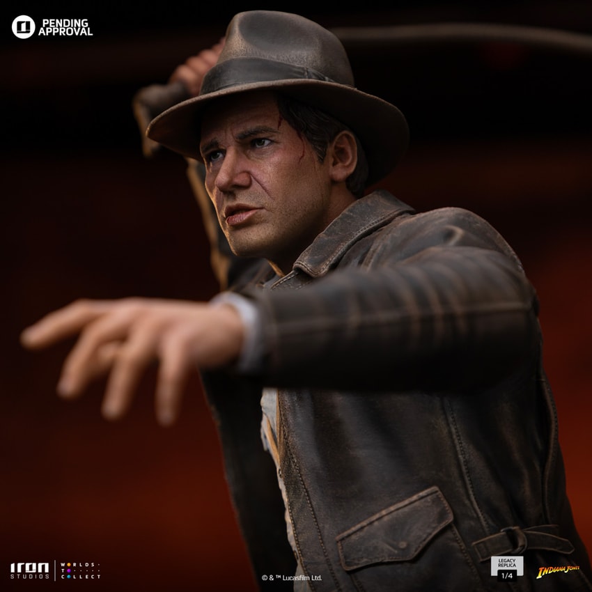 Indiana Jones Legacy Replica Quarter Scale Statue by Iron Indiana Jones Legacy Replica Quarter Scale Statue by Iron