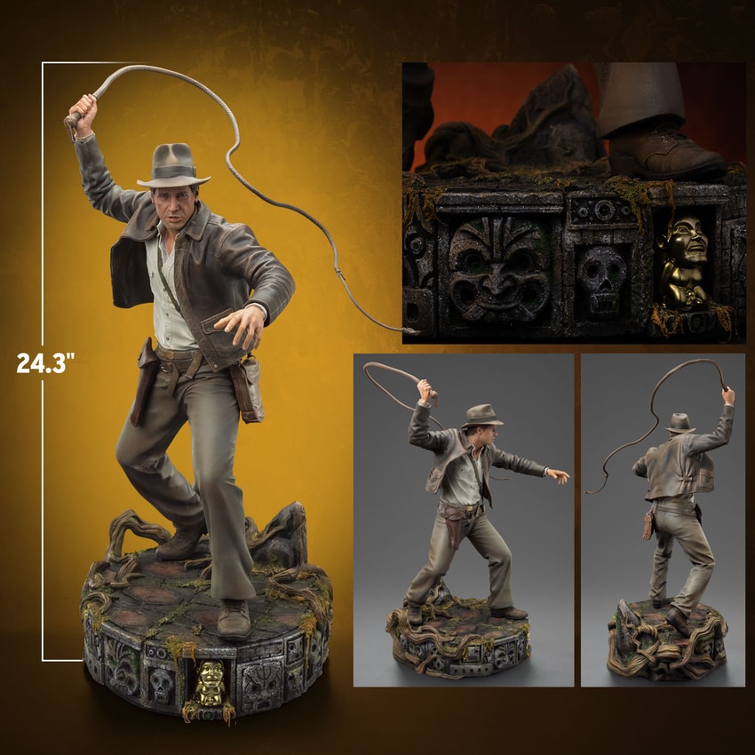 Indiana Jones Legacy Replica Quarter Scale Statue by Iron Indiana Jones Legacy Replica Quarter Scale Statue by Iron