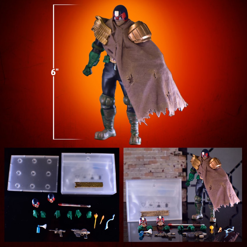 Judge Dredd Cursed Earth Judge Dredd Action Figure - Prototype Shown View 2