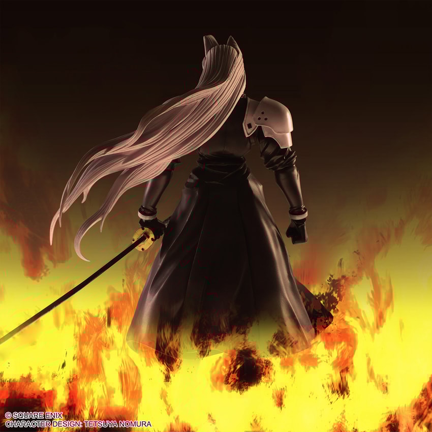 53.【コースター】ファイナルファンタジー７25th【クラウド・セフィロス】 Sephiroth Figure by Square Enix | Sideshow Collectibles