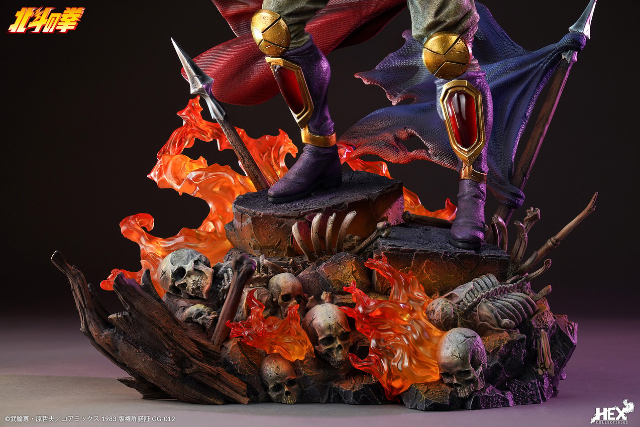 Fist of the North Star Raoh Statues - Prototype Shown View 4