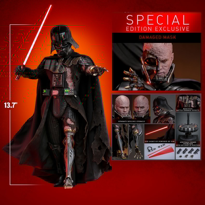 BE@RBRICK DARTH VADER(TM) DAMAGE V1000％ BE@RBRICK DARTH VADER(TM) DAMAGE V1000％ BE@RBRICK 1000