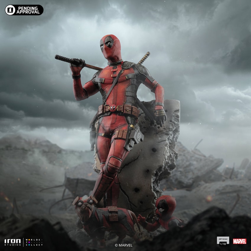 Deadpool 1:10 Art Scale Statue by Iron Studios | Sideshow