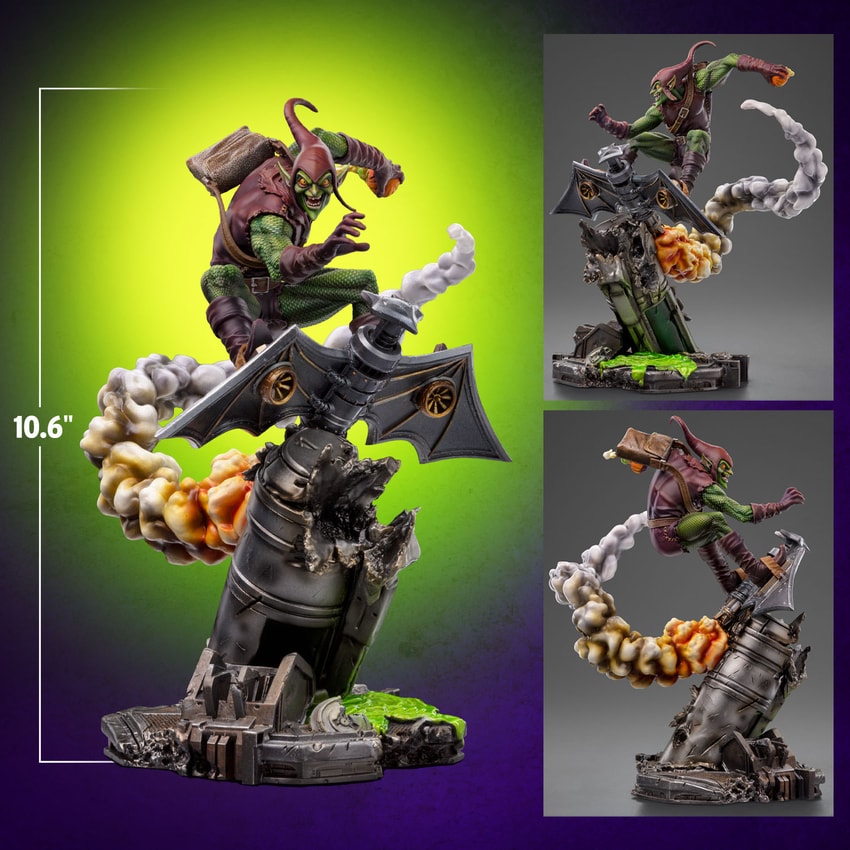 【アイアンスタジオ】グリーンゴブリン【iron studios】 マーベル』【アイアン・スタジオ スタチュー】「バトルジオラマ