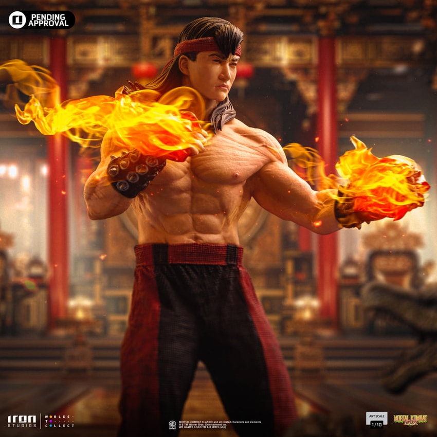 Mortal Kombat Liu Kang 1:10 Scale Statue - Prototype Shown View 3