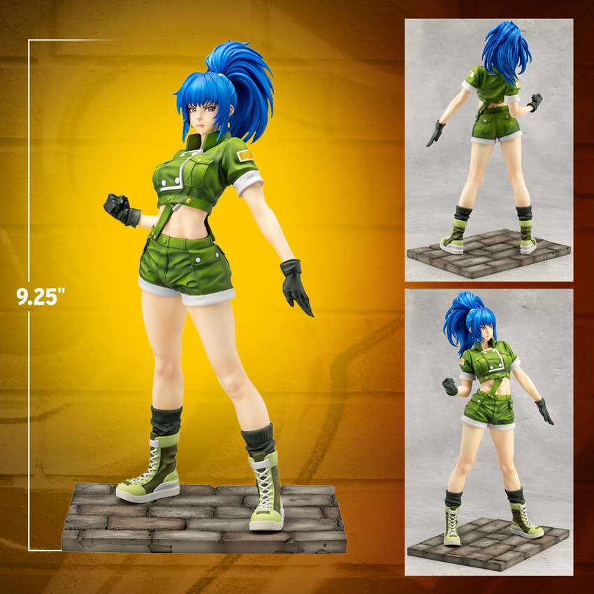 The King of Fighters Leona Bishoujo Statues - Prototype Shown View 2