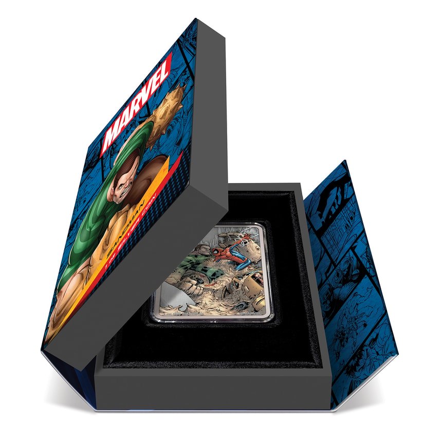 Marvel Sandman 1oz Silver Coin Silver Collectible - Prototype Shown View 5