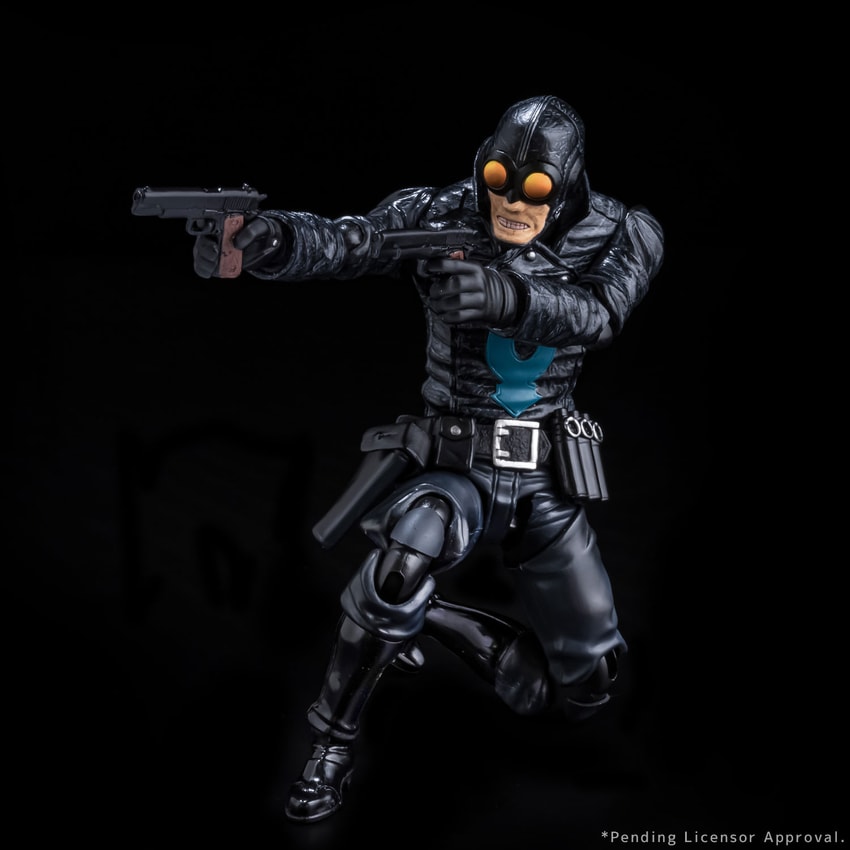 Hellboy Lobster Johnson Action Figure - Prototype Shown View 3