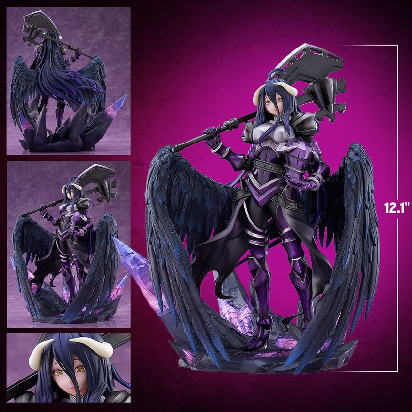 Overlord Albedo: Hermes Trismegistus Version Collectible Figure - Prototype Shown View 2