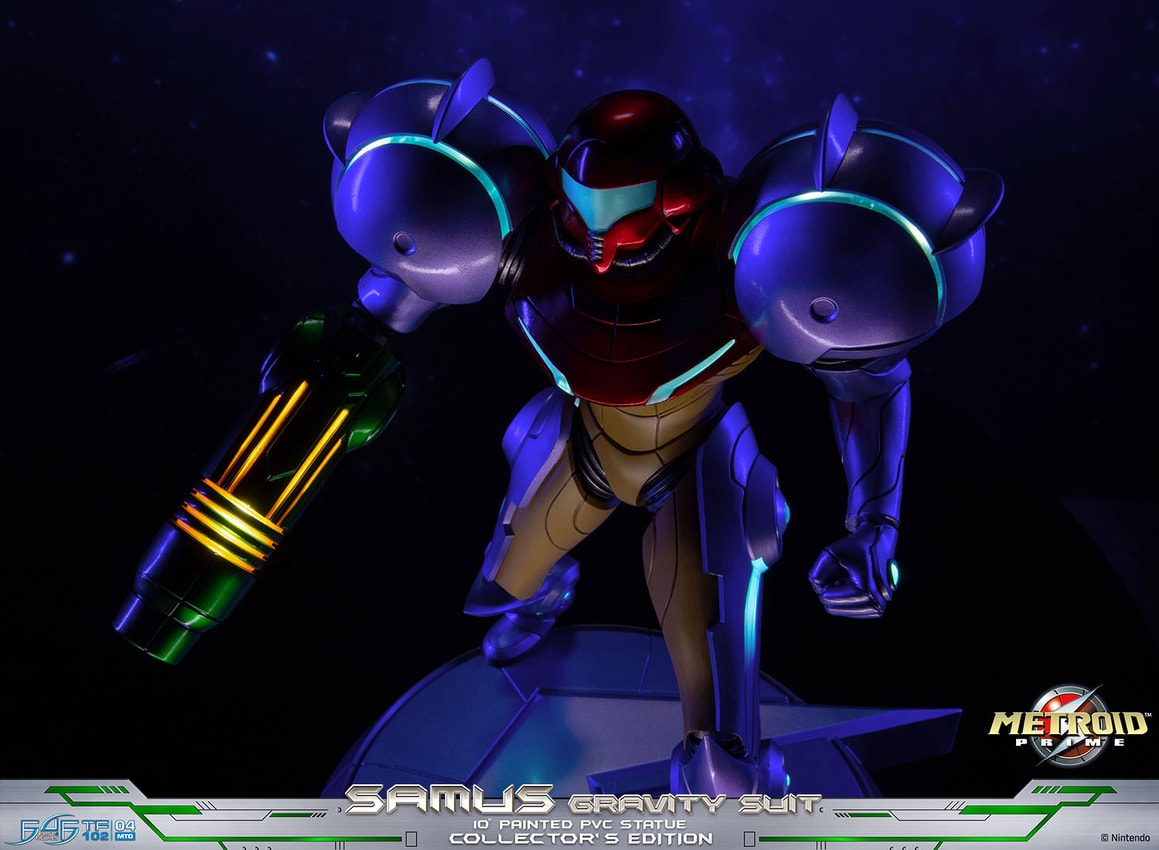 メトロイド サムスアラン Gravity Ver First 4 Figures Metroid Prime™ - Samus Gravity Suit PVC Statue (Exclusive