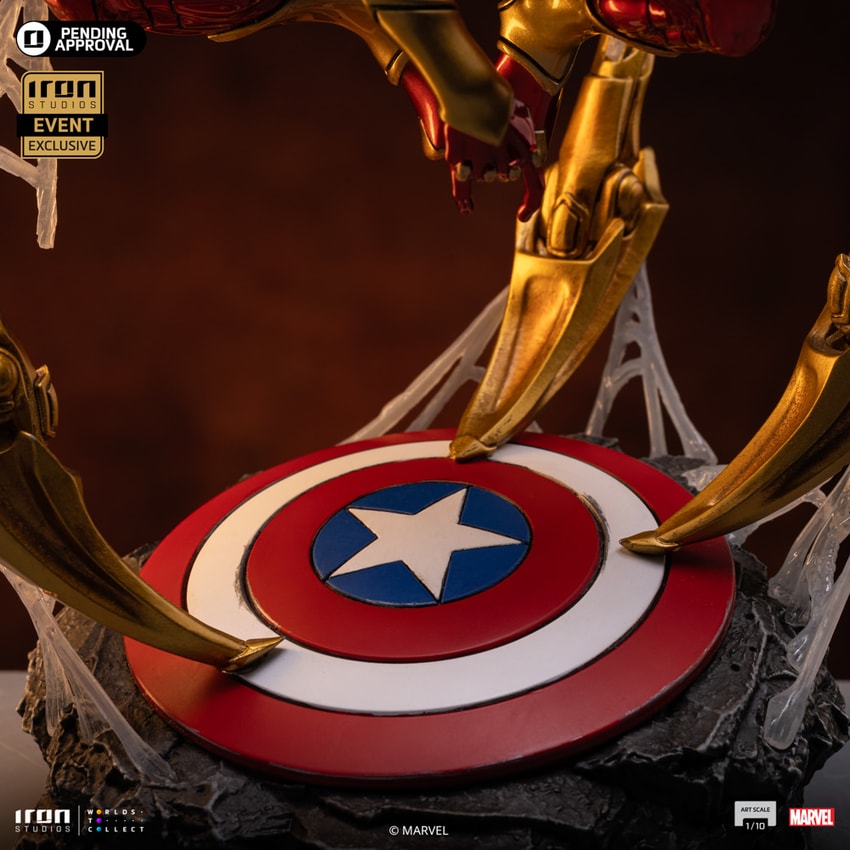 Iron Spider-Man 1:10 Art Scale Statue by Iron Studios