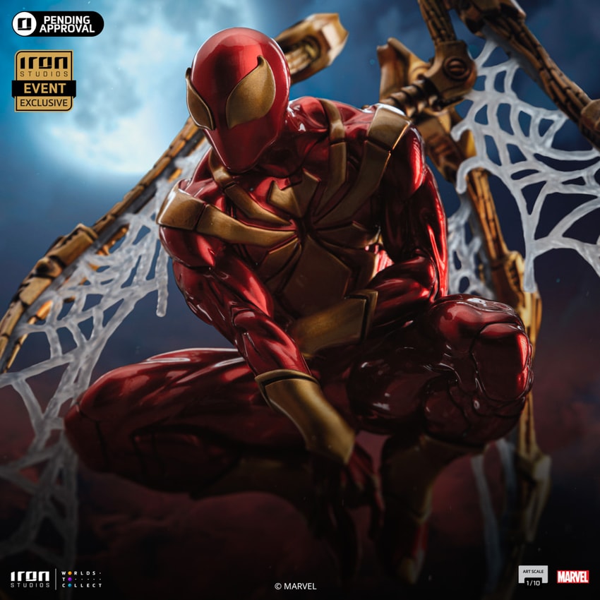 Iron Spider-Man 1:10 Art Scale Statue by Iron Studios