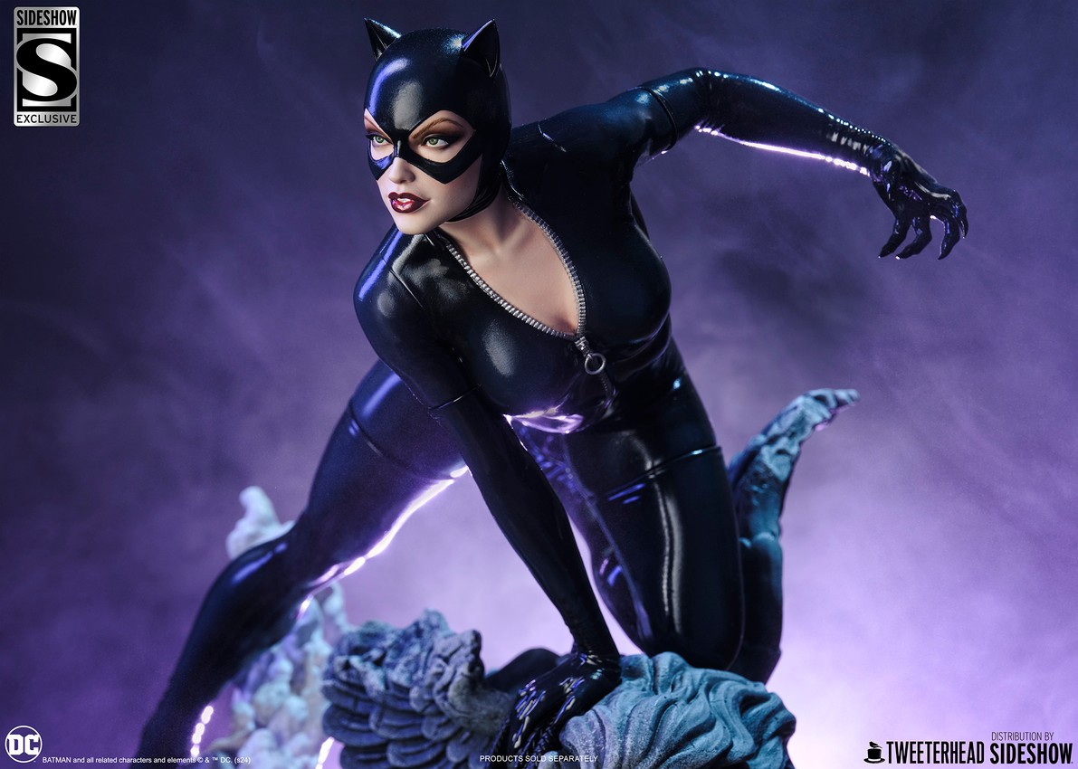 ツイーターヘッド 1/4スケール キャットウーマン Catwoman Sixth Scale Maquette by Tweeterhead | Sideshow Collectibles