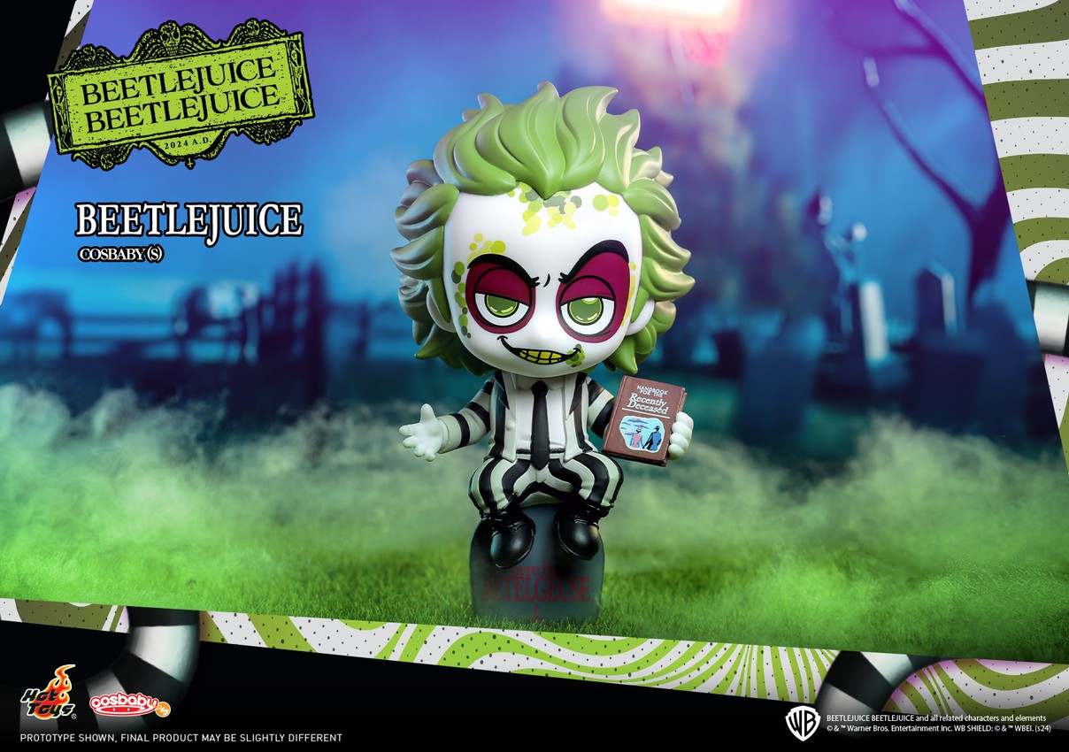 Beetlejuice Cosbaby Collectible Figure by Hot Toys