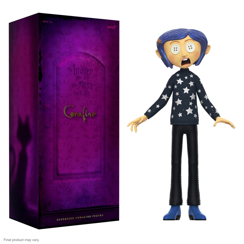 Coraline (Button Eyes) Vinyl Collectible by Super7