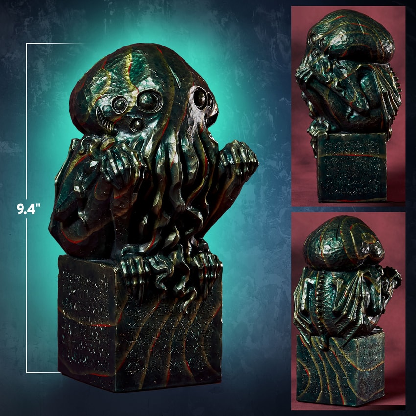 H.P. Lovecraft Cthulhu Coin Bank (Original Color) Statues  Collector Edition - Prototype Shown View 2